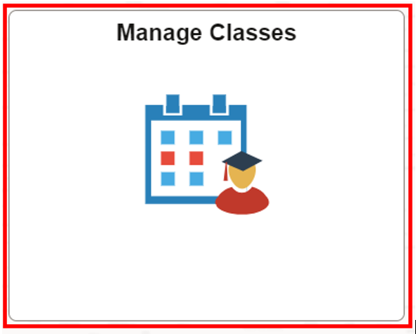 manage classes tile