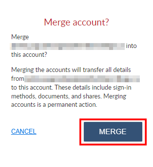 Merge account?