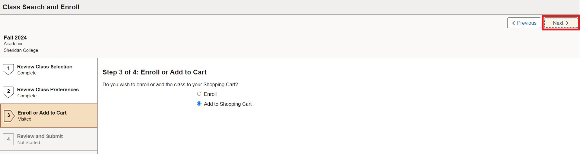 add classes to shopping cart