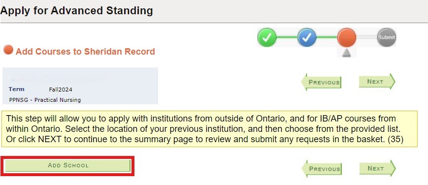 Non-evaluated Course