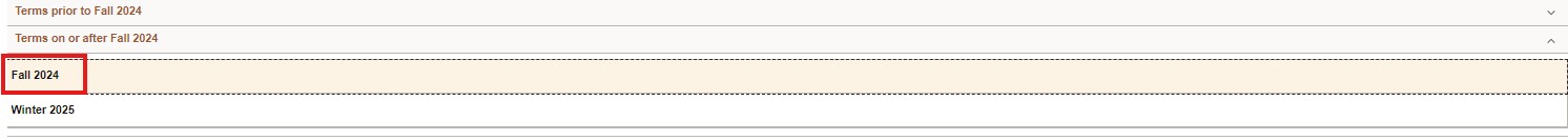 select term page